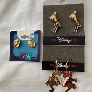 Vintage Tigger Earrings Set of 3